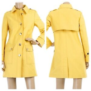 MARC JACOBS ✨ classic sunshine trench rain coat spring cotton canvas jacket